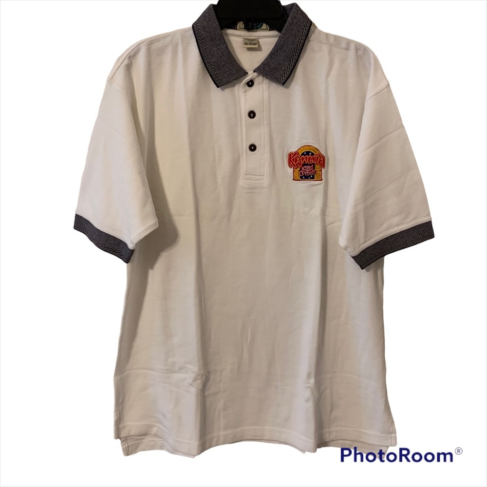 Vintage Arizona Kahlua Iced Coffee Promo Polo Shirt Large - Picture 10 of 10